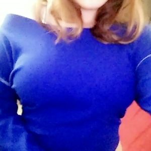Cobalt Blue off the Shoulder Top